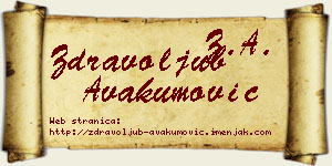 Zdravoljub Avakumović vizit kartica
